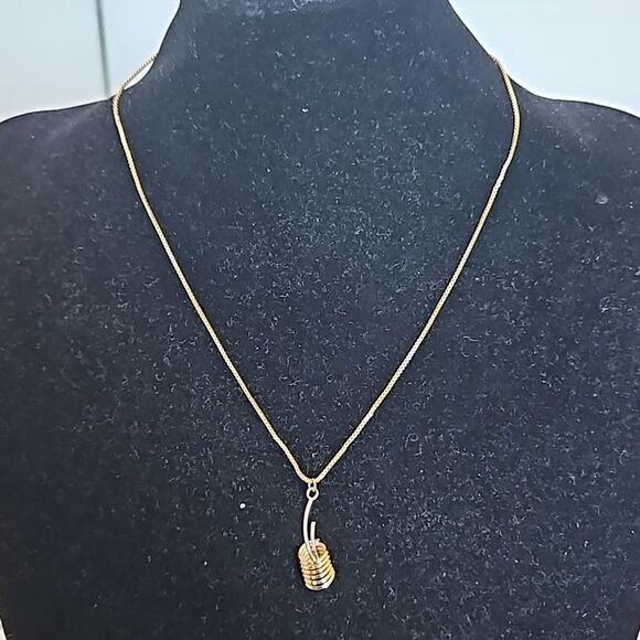 Women's 18K Gold Plated Necklace 18K Stamped - Picture 1 of 16